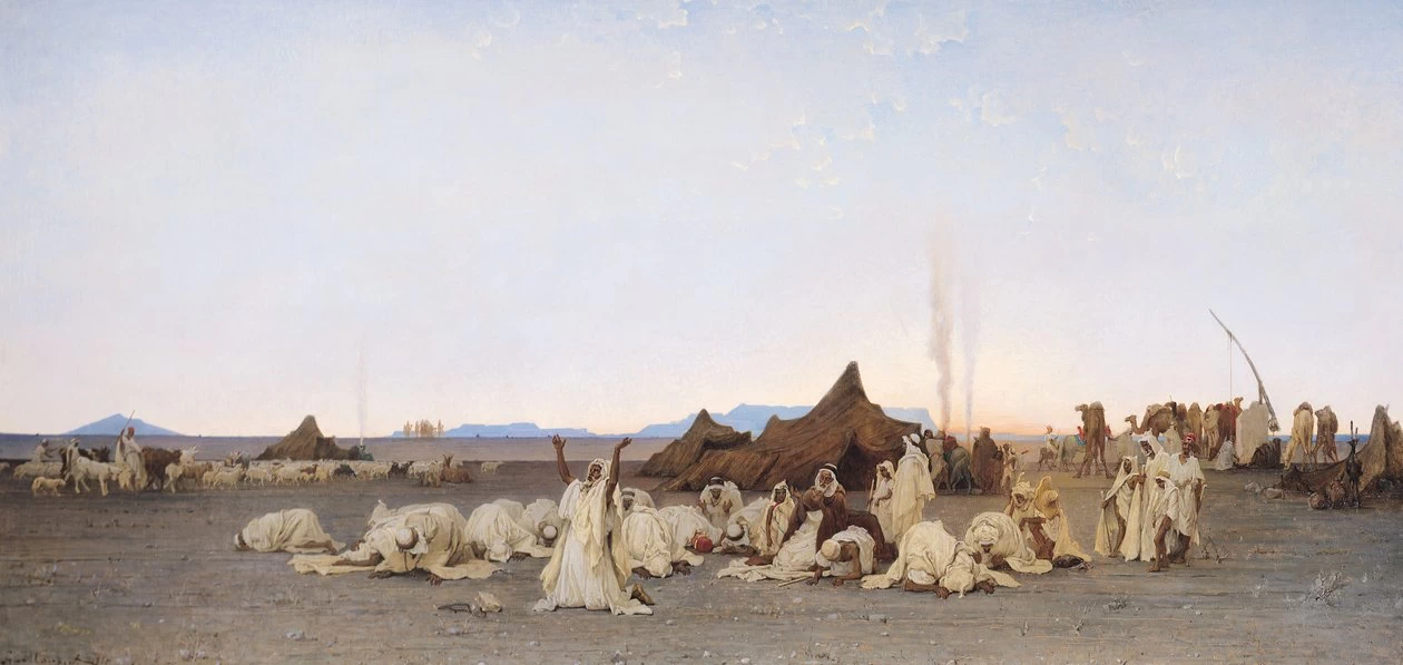 Preghiera serale nel Sahara - Musée d'Art et d'Indsutrie de Roubaix